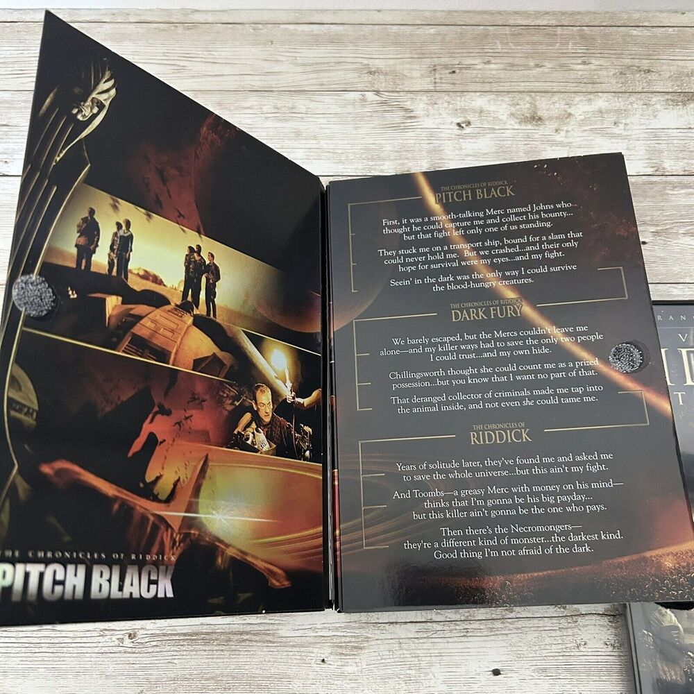 4/$25 Riddick Trilogy (DVD, 2006) - Picture 4 of 6